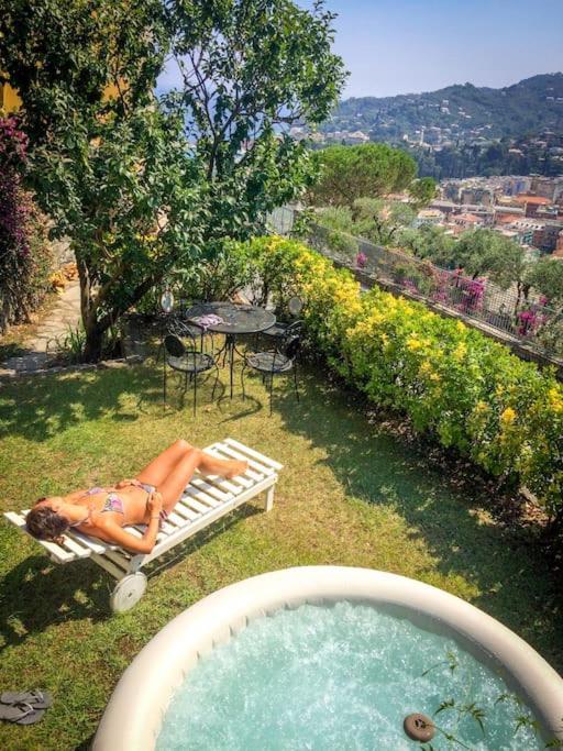 דירות סנטה מרגריטה ליגורה Dreamy Loft Con Vista Mare Giardino E Jacuzzi Sconti Maggio E Giugno מראה חיצוני תמונה
